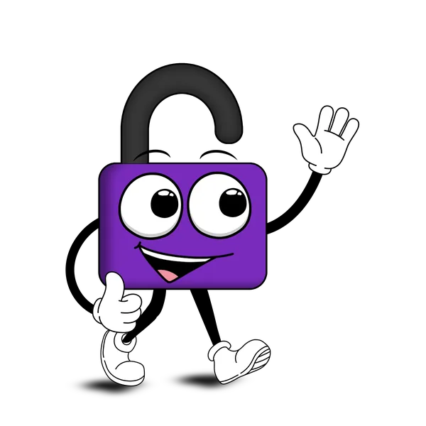 Locky, la mascota de Colombia Keys, saludando